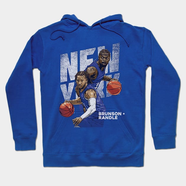 Jalen Brunson & Julius Randle New York Duo Hoodie by danlintonpro